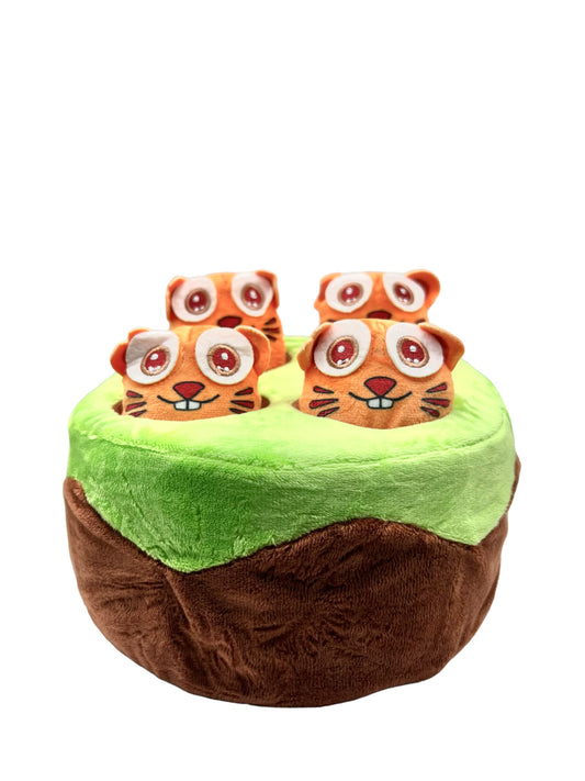 Whack-a-Mole Hide Squeak Toy